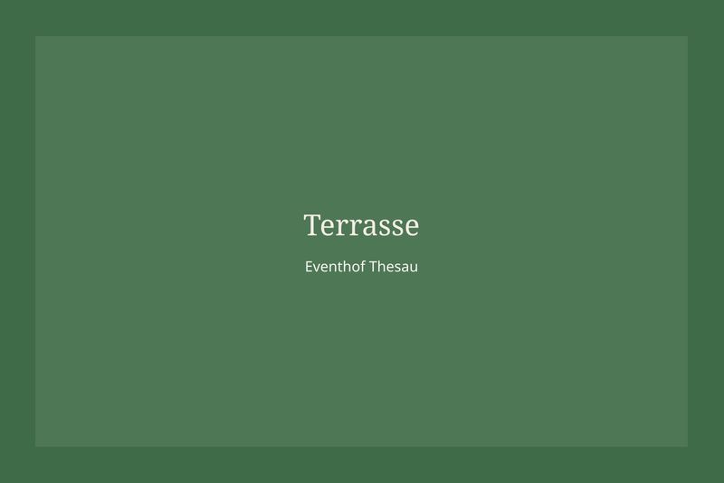 Terrassenbereich des Eventhof Thesau