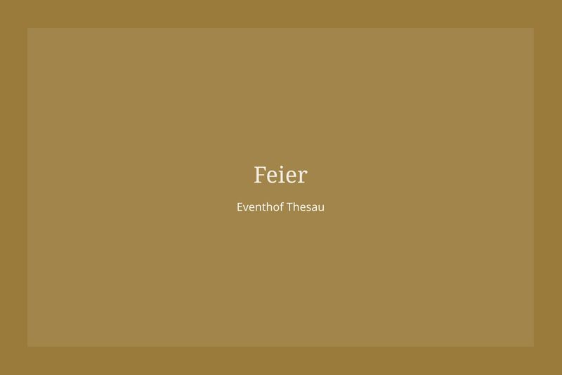 Festlich gedeckte Tafel für Feiern im Eventhof Thesau